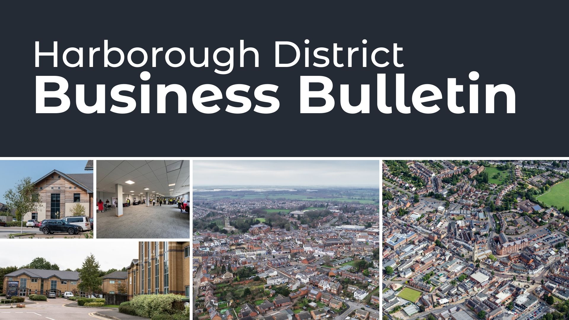 Ariel view of Harborough District features