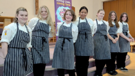 Photo of hospitality students