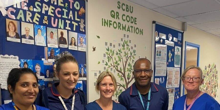 Members of the Northern Specialist Care Baby Unit (SCBU) team.