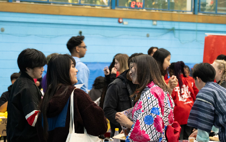 People enjoying Pride