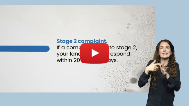 Social housing issue? Know how to complain (with BSL)