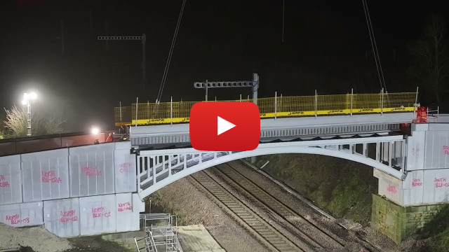 TRU Crawshaw Woods Bridge Reinstallation